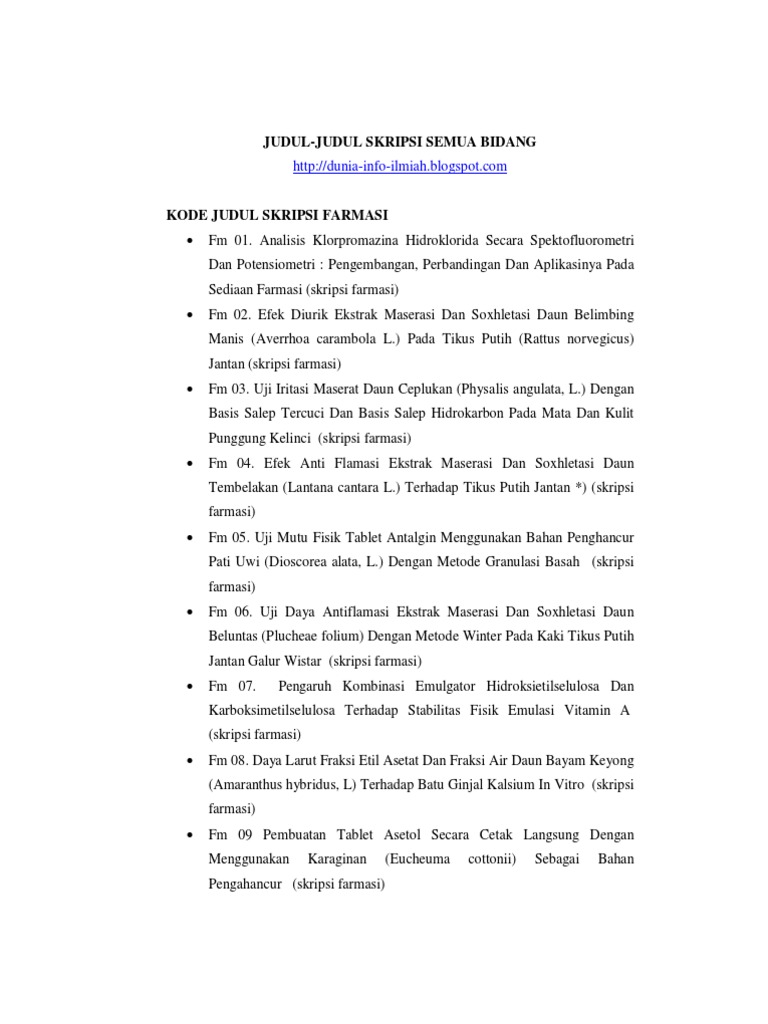 KATALOG JUDUL SKRIPSI