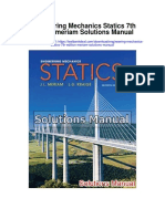 Engineering Mechanics Statics 7th Edition Meriam Solutions Manual