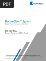 Techcross BWTS Manual & Calibration Guide | PDF | Salinity | Water