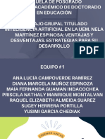 De Estrategia Didáctica Basadas en La A.I Mediante La Codificación y - Presentación