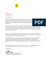 T.I.P. Partnership Letter Letter of Intent 1