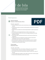 Annotated-Green Grey Color Blocks Copy Editor CV