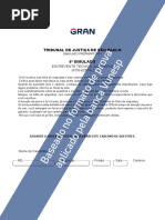 TJ SP 6 Simulado para o Cargo de Escrevente Tecnico Judiciario Pos Edital Cod 452023449 Folha de Respostas