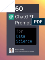 60 ChatGPT Prompts For Data Science 2023