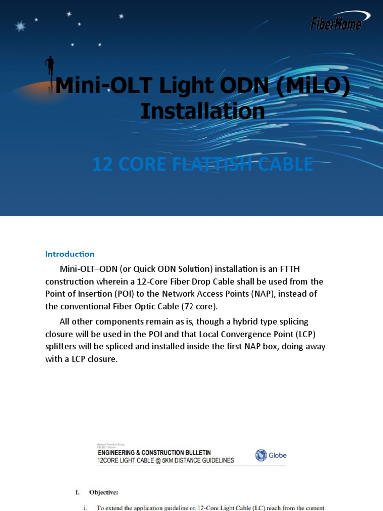 Mini-OLT Light Installation Guide | PDF