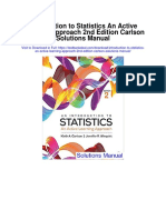 Introduction To Statistics An Active Learning Approach 2nd Edition Carlson Solutions Manual