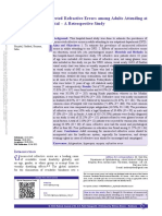 Prevalence of Uncorrected Refractive Errors Among Adults Attending at A Tertiary Care Hospital - A Retrospective Study