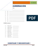 Matemática Numeración: Codificar Y Decodificar I