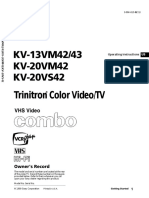 Manual de usuario Sony KV-13VM42 (Español - 188 páginas)