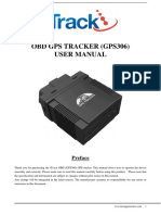 Itrack OBD GPS306 User Manual