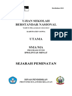 C. Soal Uas Sejarah Peminatan 2022-2023