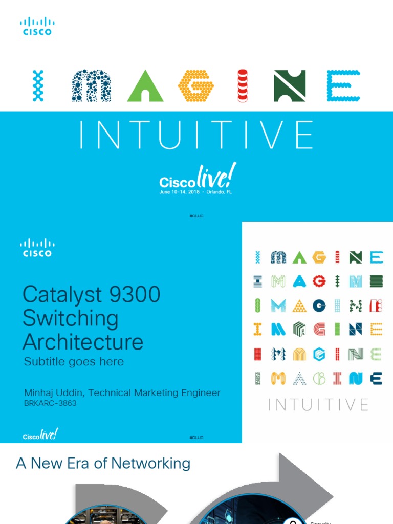 Catalyst 9300 Switching Architecture - BRKARC-3863 - 2018 | PDF ...