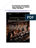 Investment Analysis and Portfolio Management Canadian 1st Edition Reilly Test Bank