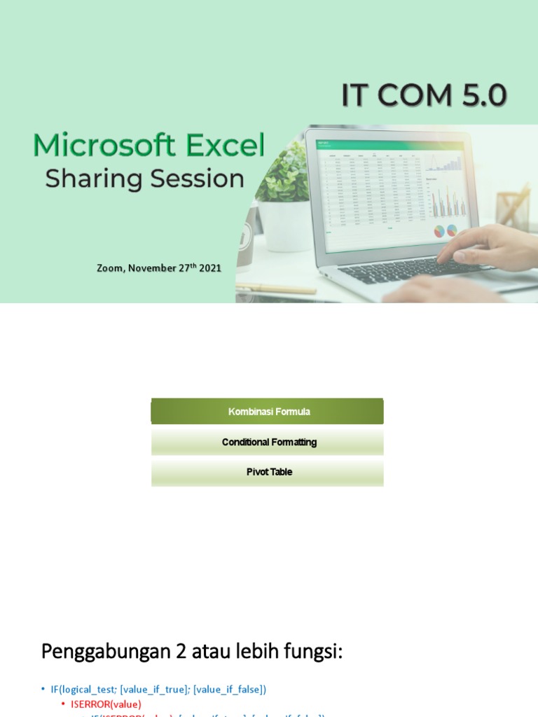 Panduan Excel: Conditional Formatting & Pivot Table | PDF | Bisnis ...