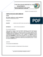 Informe 06-Emision de Certificado de Zonificacion y Vias