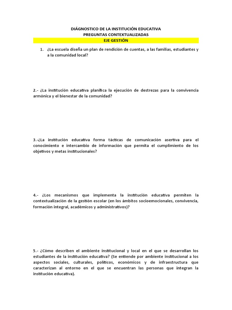 Diagnóstico de Institución Educativa en Formosa | PDF | Plan de ...