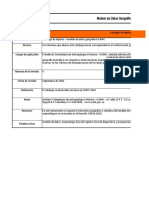 Catalogo de Objetos Modelo de Datos Geografico ICANH