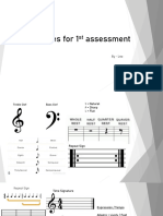Music Notes For 1st Assessment