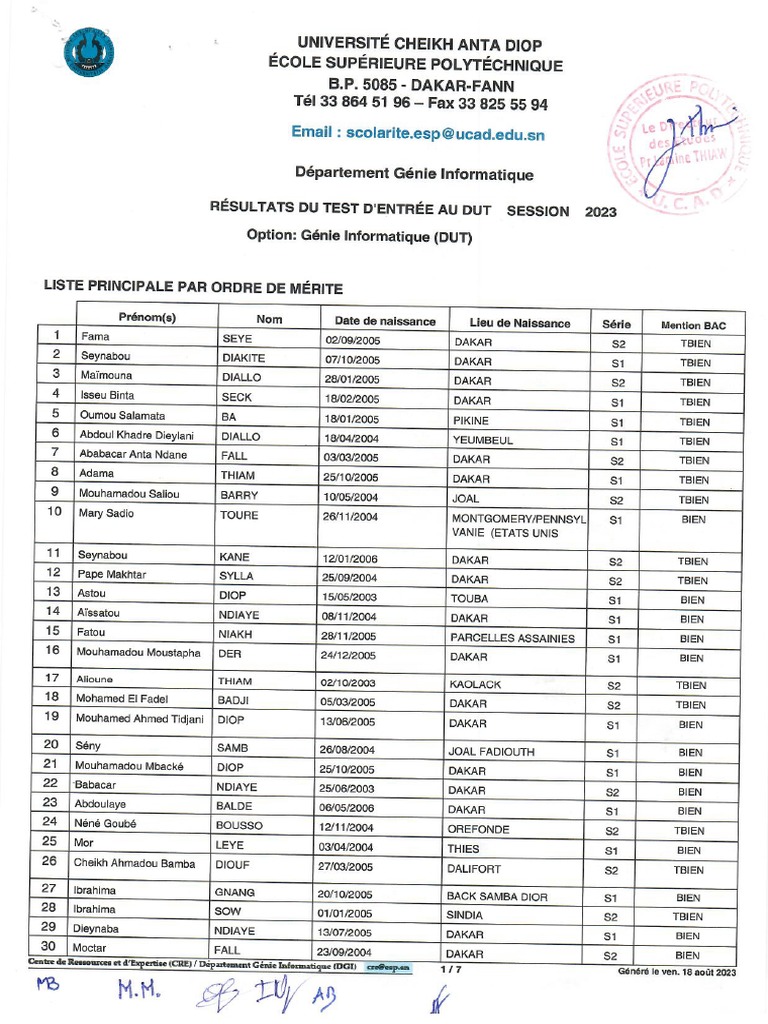 Dut Informatique | PDF
