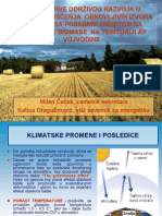 Biomasa U Vojvodini - Perspektive