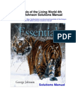 Essentials of The Living World 4th Edition Johnson Solutions Manual