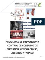 SGI-PG-083 Programa de Alcohol, Drogas y Tabaquismo