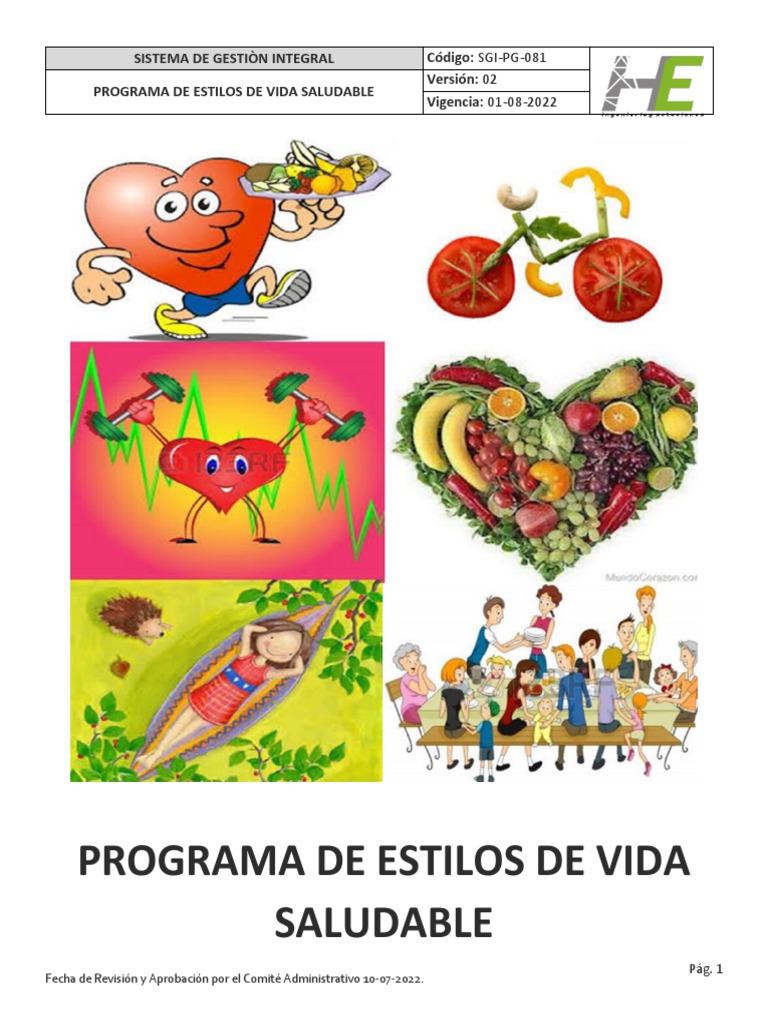 Programa de Estilos de Vida Saludable | PDF | Diabetes | Enfermedades ...