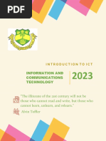 Introduction To ICT