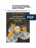 International Financial Reporting Standards An Introduction 3rd Edition Needles Test Bank
