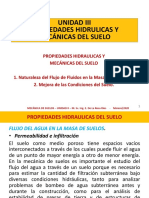 Unidad III - Propiedades Hidraulicas y Mecanicas Del Suelo