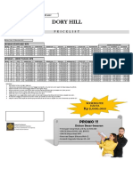 Price List Dory Hill Update