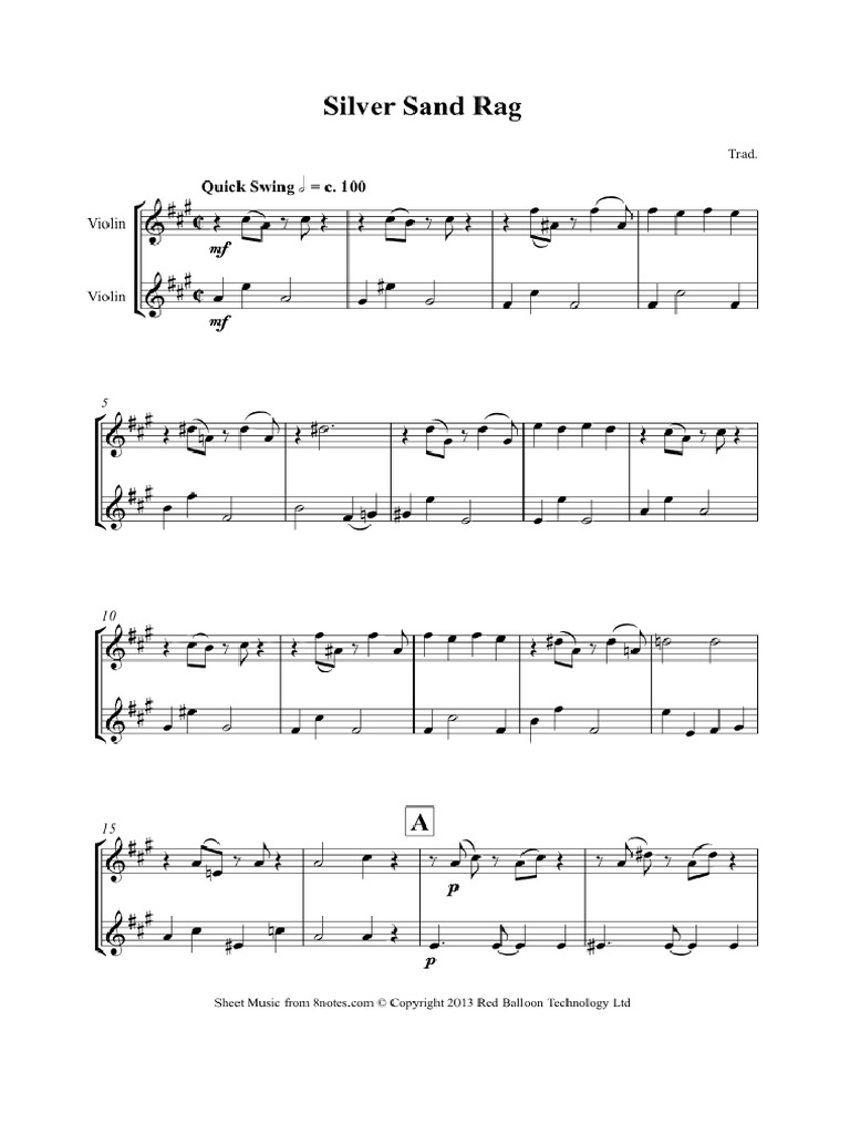 Silver Sand Rag | PDF