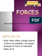 5 G8 Science Q1 - Week 2 - Forces