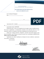 Carta de Apresentação