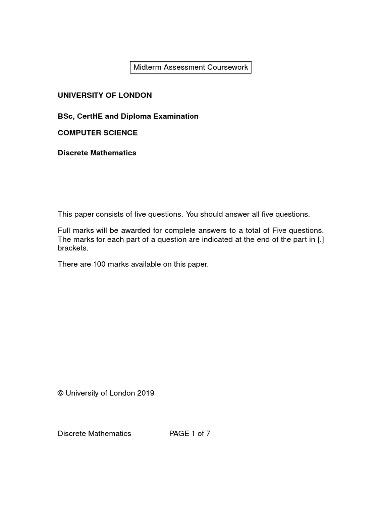 DM Midterm Assessment Coursework (2019) | PDF | Vocational Education ...