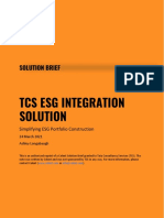 ESG Integration Solution Information