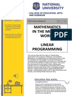 CM 6 MMW Chapter 6 Linear Programming