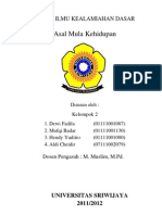 Tugas Ilmu Kealamiahan Dasar New