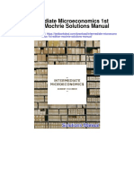 Intermediate Microeconomics 1st Edition Mochrie Solutions Manual