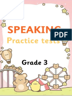 Speaking Test Grade 3 - KEY