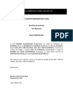 Formato Carta Laboral GC