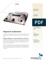 Madsen Midimate Datasheet Screening Audiometer 7 26 3900 - 06 - STD