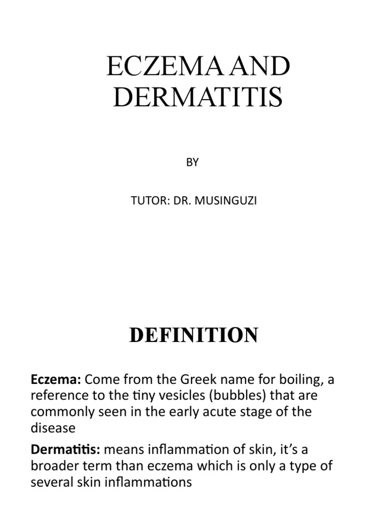 Eczema and Dermatitis Overview | PDF | Dermatitis | Allergy