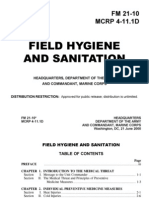 Field Hygiene and Sanitation Fm 21-10