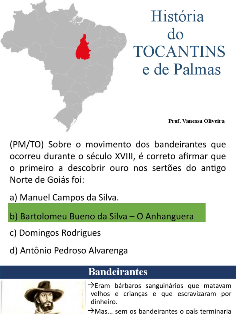 História de Tocantins e Palmas | PDF