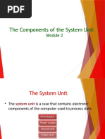 Module 2 - The Components of The Systems Unit