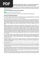 Notice For Choice of Common Courses (Gec, Sec, Vac, Aec) For Semester-Iii 2023 (For Ba (Hons), Bcom (Hons), BSC (Hons) and BSC (Prog) Only)