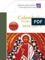 Calendario LitÃºrgico - Conferencia Episcopal EspaÃ Ola