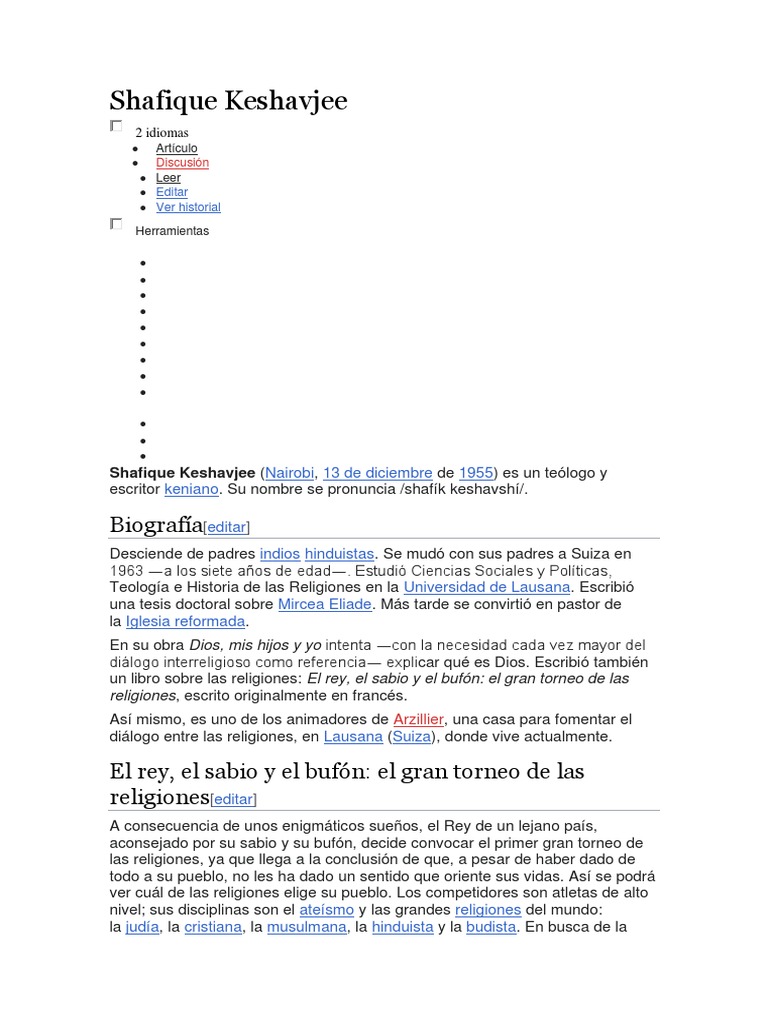 Shafique Keshavjee | PDF | Dios | Teología