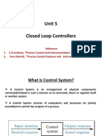 Unit 5 Closed Loop Controllers